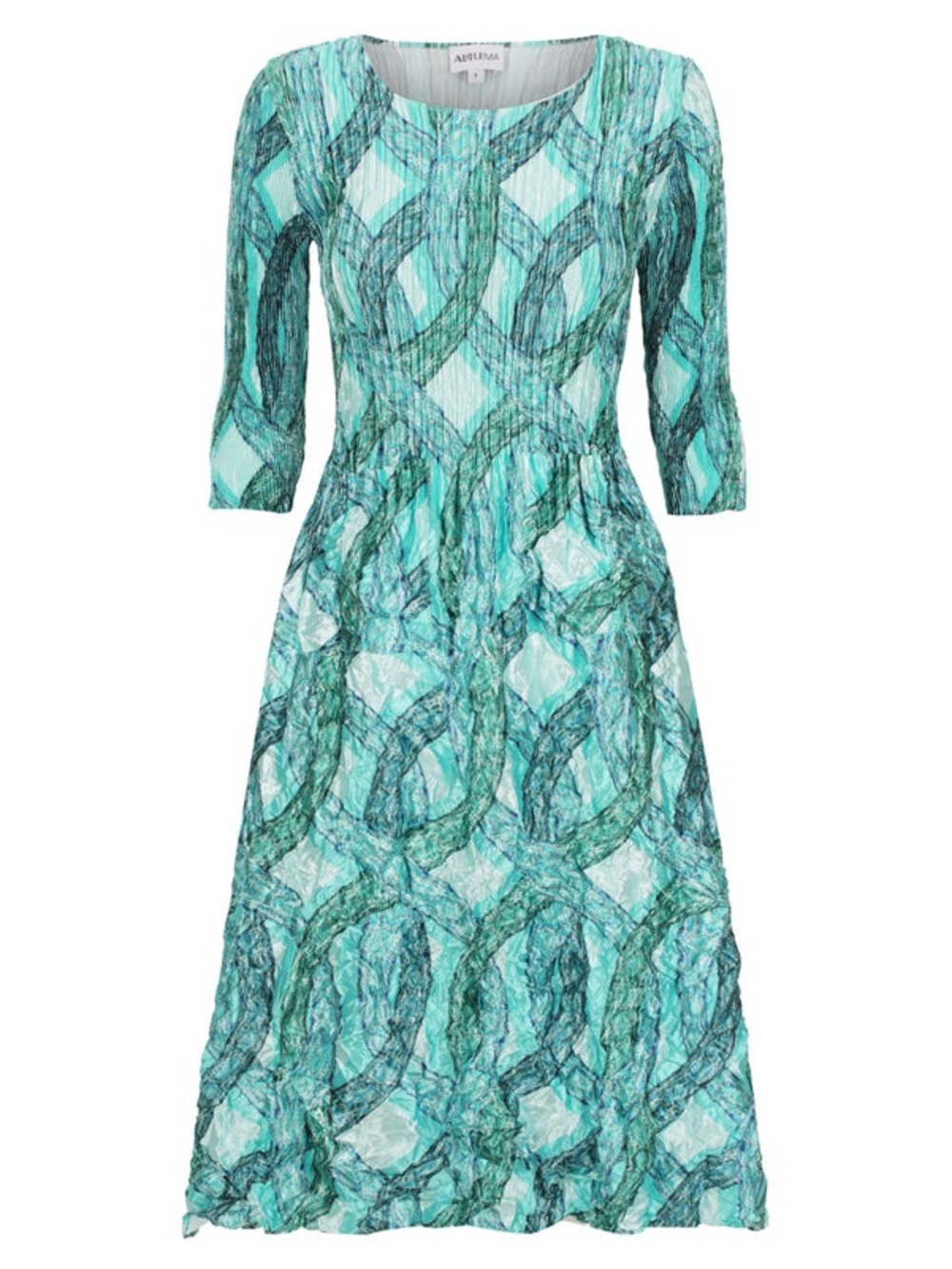 Alquema 3/4 SLEEVE SMASH POCKET DRESS - GLOSSY like new - Picture 16 of 16